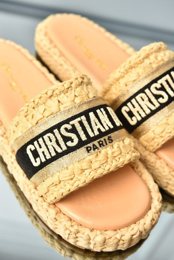 Dway Slide Woven Platform Sandal - Image 2