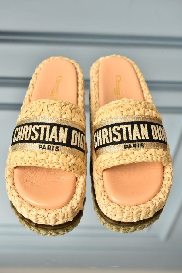 Dway Slide Woven Platform Sandal - Image 5