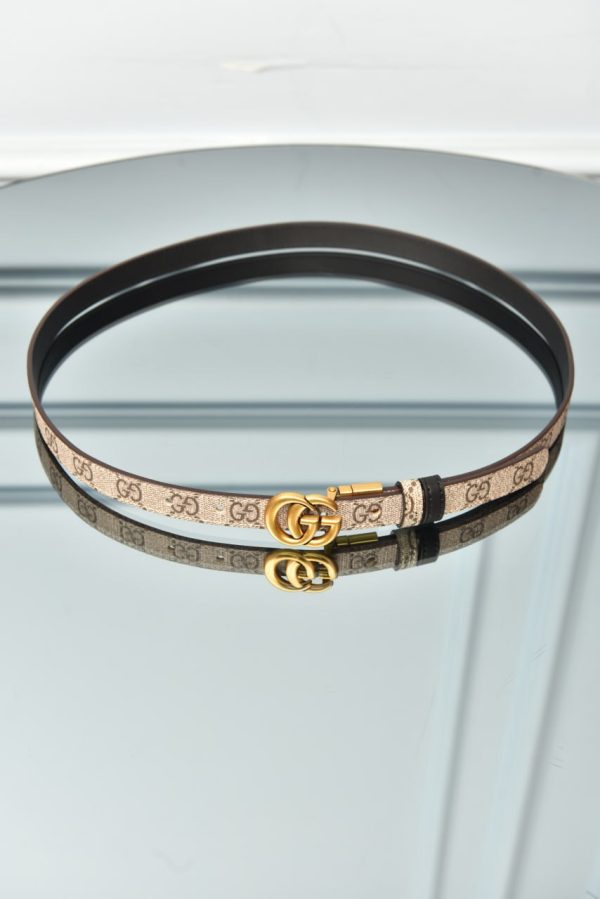 Gg Marmont Canvas Belt - Image 2