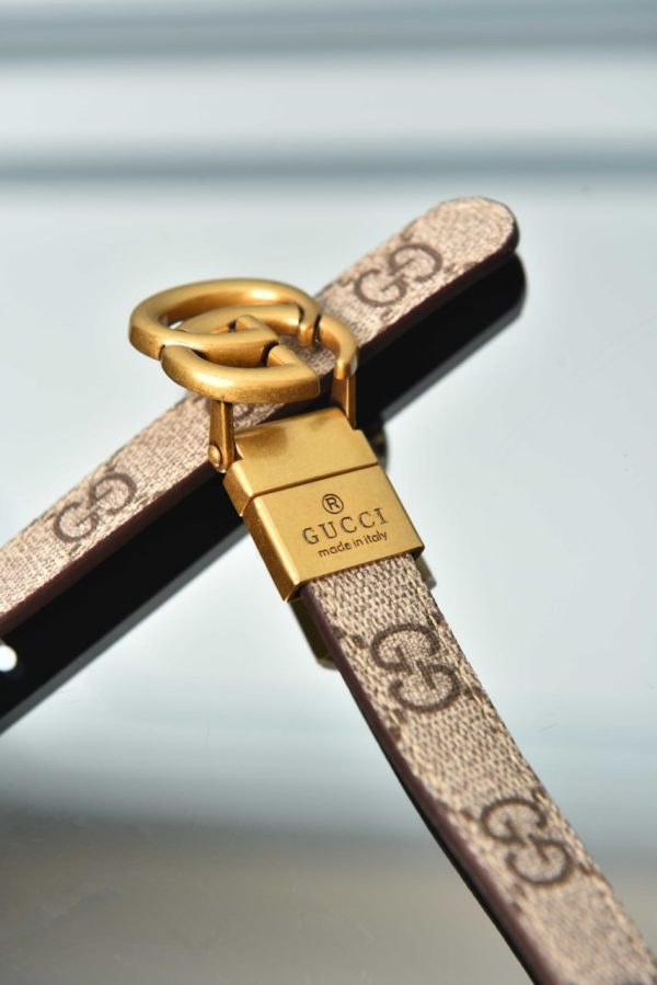 Gg Marmont Canvas Belt - Image 7