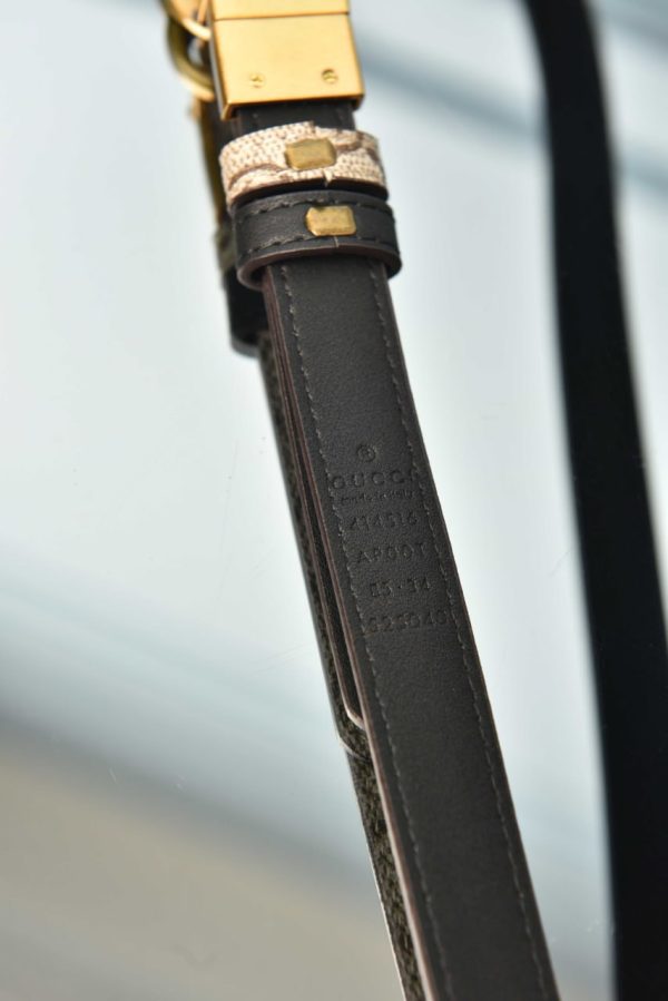 Gg Marmont Canvas Belt - Image 4
