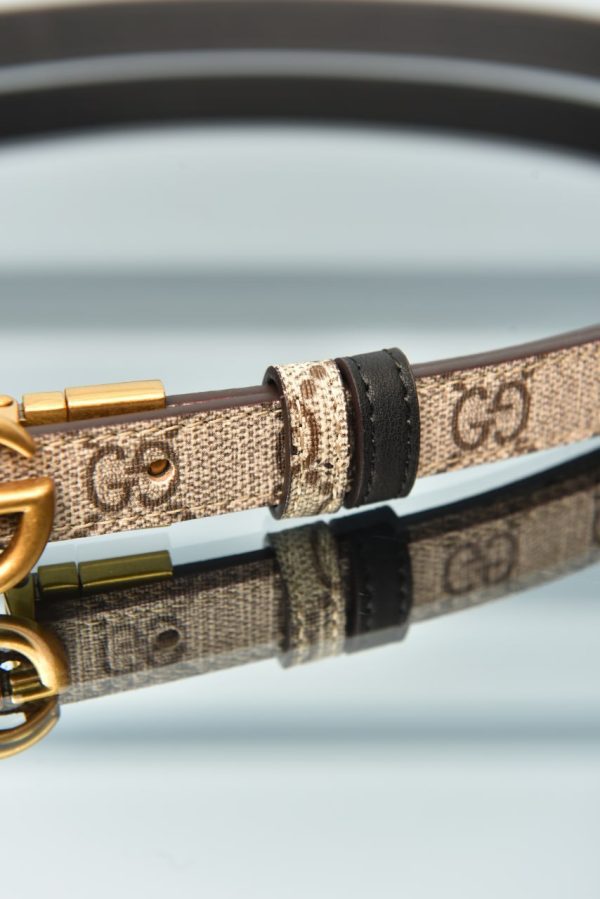 Gg Marmont Canvas Belt - Image 3