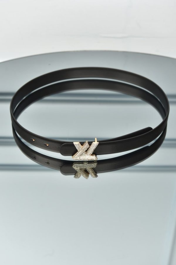 Initiales Belt With Crystal Buckle - Image 5