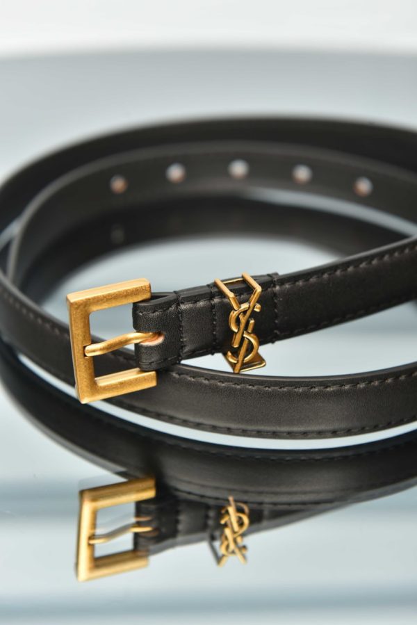Monogram Thin Leather Belt - Image 2
