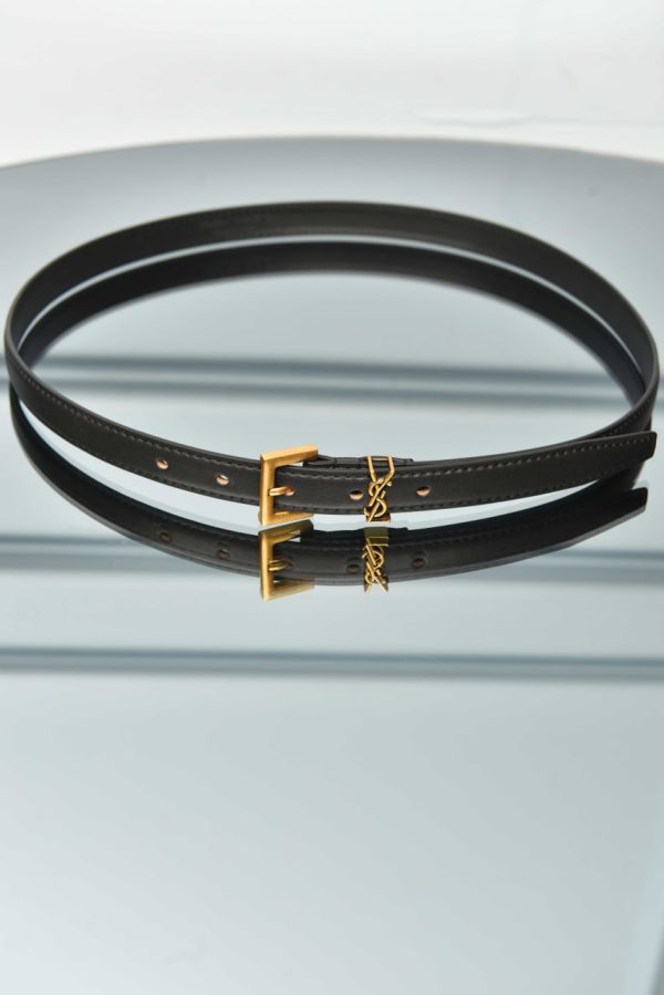 Monogram Thin Leather Belt - Image 6