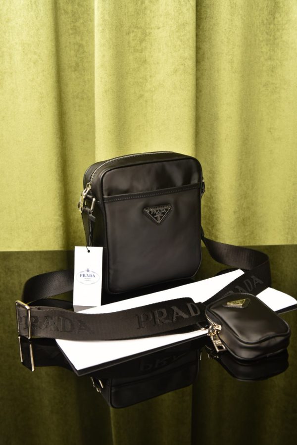 Re-Nylon And Saffiano Leather