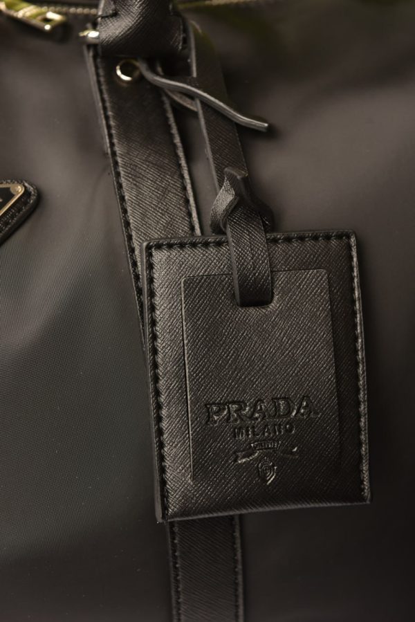 Re-Nylon And Brushed Leather Duffel Bag - Image 6