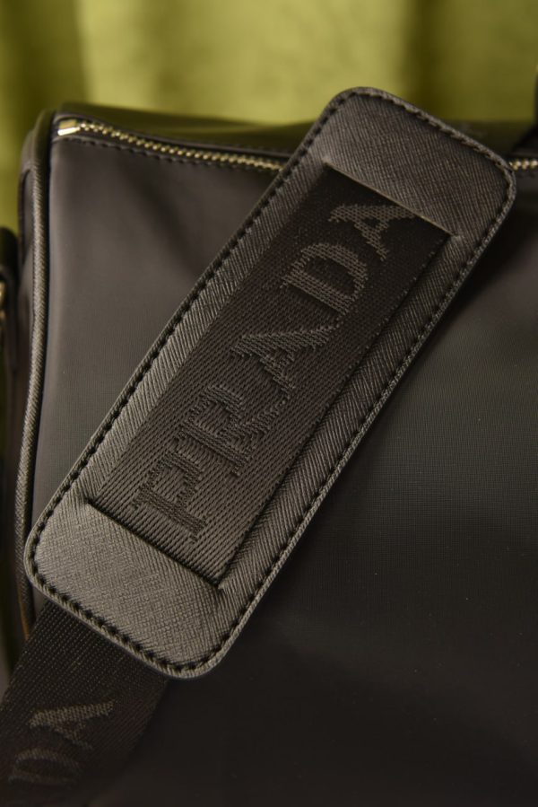 Re-Nylon And Brushed Leather Duffel Bag - Image 4