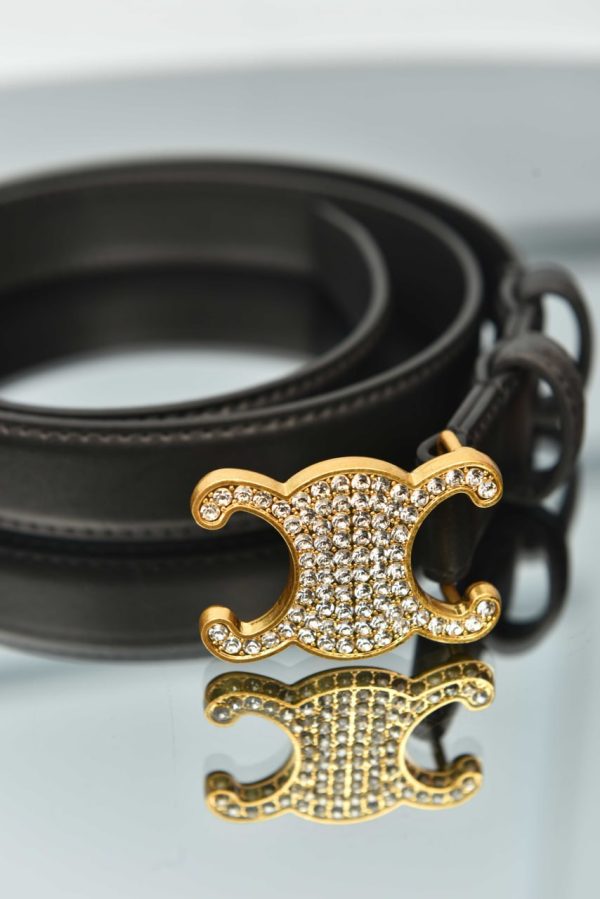 Triomphe Belt With Crystal Buckle - Image 6